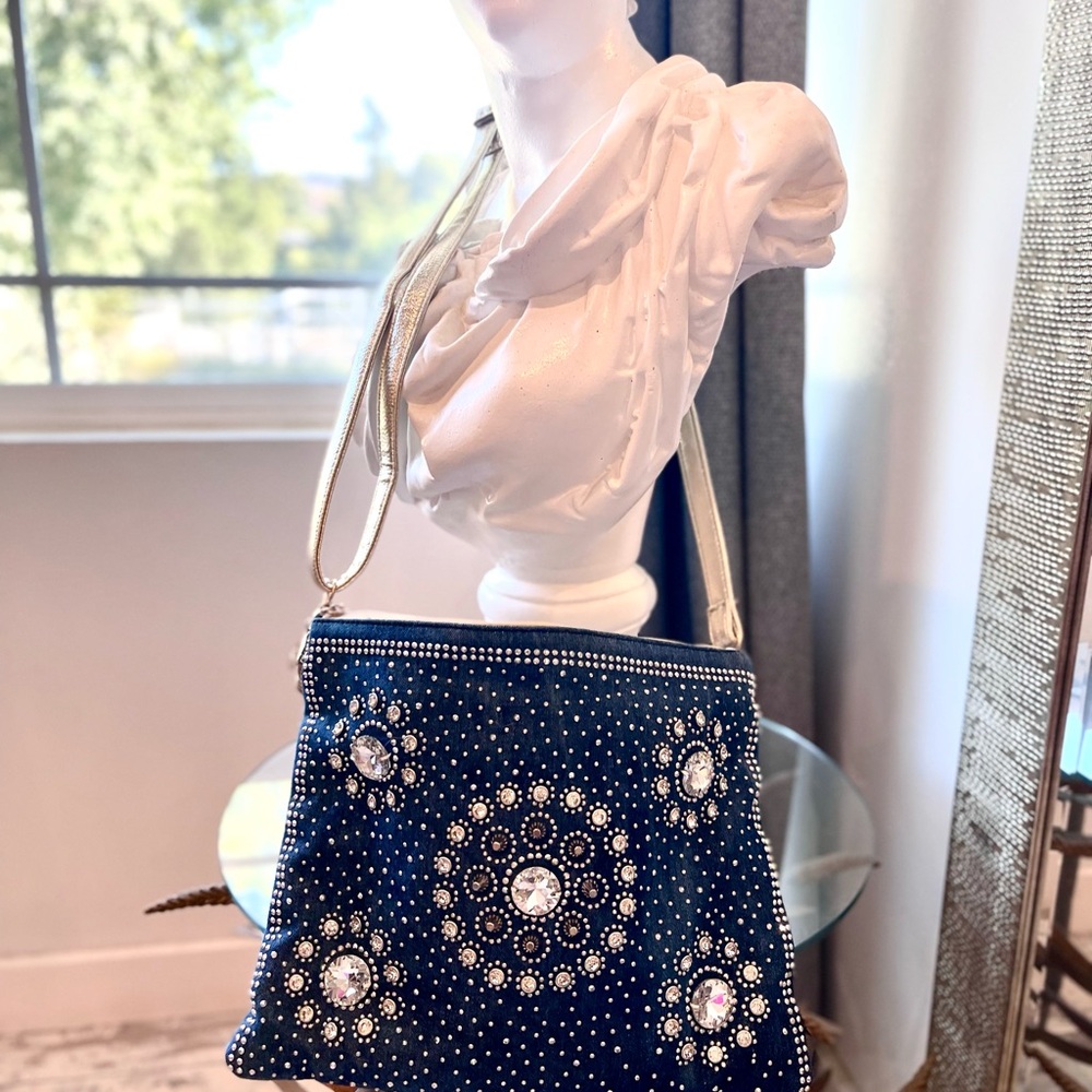Denim Crossbody Bag
